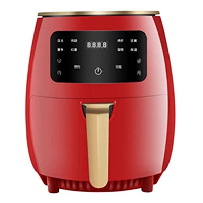 Freidora de aire para uso doméstico Freidora de aire de 5L, pantalla táctil digital de freidora de aire eléctrica de 1200 W y cesta desmontable antiad