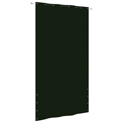 Pantalla de balcón verde oscuro 160x240 cm tela Oxford con tamaño: 160 x 240 cm (ancho x alto) características