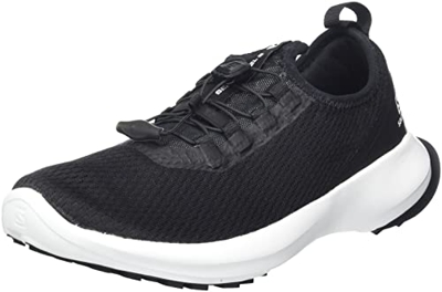 Salomon Sense Feel 2 Mujer Zapatos de trail running, Negro (Black/White/Black), 45 ⅓ EU