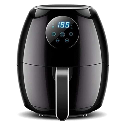 Freidora de aire para uso doméstico Freidora de aire de 3,5 l Freidora de aire caliente eléctrica 1270 vatios Cocina saludable sin aceite con panel di
