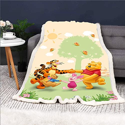 Bfrdollf Winnie Pooh - Manta para bebé, 75 x 100 cm, diseño de Winnie The Pooh