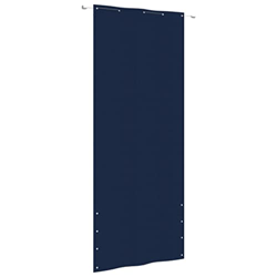 Pantalla de balcón azul 100x240 cm tela Oxford con tamaño: 100 x 240 cm (ancho x alto) características