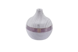 Humidificador pequeño con luz LED de colores cambiantes y conexión USB (Gris) características