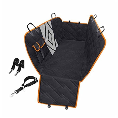 GATASE Alfombrilla para mascotas de coche, funda para asiento de perro con hamaca para coches y SUV, resistente, antideslizante, impermeable (color: n