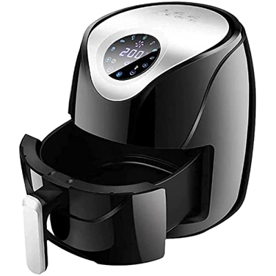Freidora de aire para uso doméstico 1500 W Moderna simplicidad Freidora de aire eléctrica Horno Cocina saludable sin aceite con cesta apta para lavava