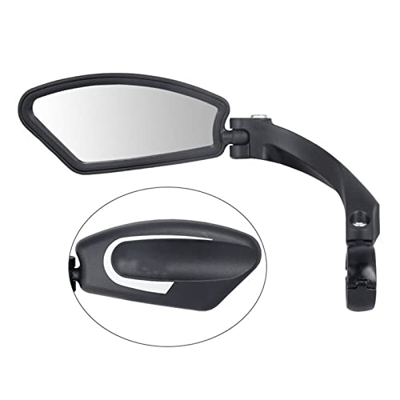 YEOYS Retrovisor Espejo de Scooter eléctrico Lente de Acero Inoxidable Inoxidable de Scooter Claro y Amplio Gama Compatible for Xiaomi repuestos y Acc