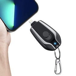 IUUUNI 1500 MAh Mini Power Emergency Pod, Llavero Cargador Portátil para Andriod, Paquete De Batería De Banco De Energía De Carga Rápida Externa Ultra en oferta