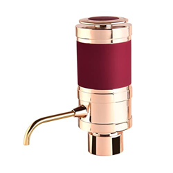Aireador eléctrico de vino y vertero/dispensador - Decantador de aire - Dispensador de aireador de vino rojo y blanco Vertedor de vino (color: oro) en oferta