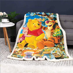 Bfrdollf Winnie Pooh - Manta para bebé, 75 x 100 cm, diseño de Winnie The Pooh en oferta