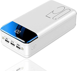 OaNcO Cargador Portatil Móvil 50000Mah, Type-C Carga Rápida Batería Externa Móvil con 3 Puertos USB 2.1A Power Bank con Pantalla LED Y Linterna Powerb precio