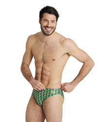 Arena Allover Bañador slip para hombre, Sorbet/Multicolor, 95 precio
