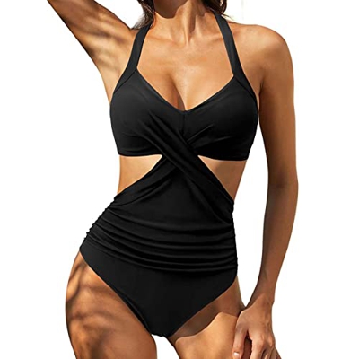 Bañadores Bandeau, Bikini Con Pantalon Corto,Bañador Azul Mujer, Bikini Sin Relleno, Bañadores Mujer Con Falda, Bikini Copa Grande, Bañador Camiseta M