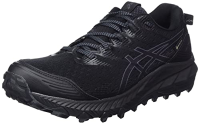Asics Gel-Trabuco 10 G-TX, Trail Running Shoe Mujer, Black/Carrier Grey, 39.5 EU
