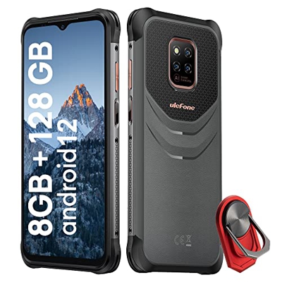 Ulefone Power Armor 14 Pro (8GB RAM) Móvil Resistente, Teléfono Movil 10000mAh, Android 12, Smartphone Resistente 128GB, IP68/69K Impermeable Móvil, 2