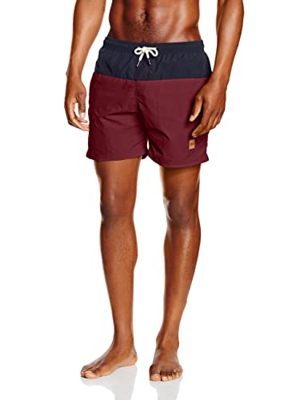 URBAN CLASSICS Bañador para Hombre Estilo Moderno, Bermudas Cortos, Shorts de Baño para Natación de Secado Rápido adapto para las Vacaciones, Tallas X