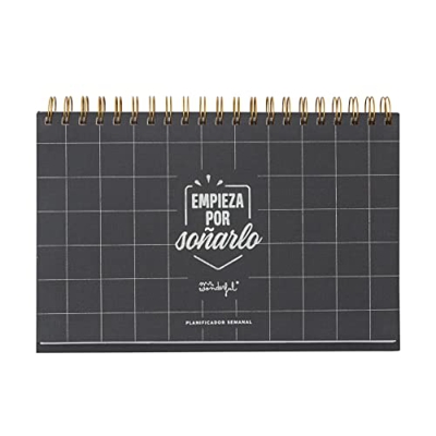 Mr. Wonderful, Planificador semanal - Empieza por soñarlo, MULTI (WOA2211955ESZ0)