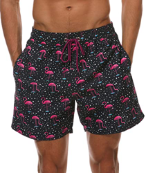 Bañador Hombre Corto con Bolsillo Bañadores de Playa Ligero Swim Shorts con Cordón Bañadores de Natación Hidrófugo Bañadores de Surf con Forro de Mall precio