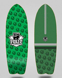 South Force Monopatin Skateboard Surfskate Deck NF Green 29 Fish en oferta