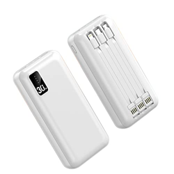 PEPDRO Banco de energía de Gran Capacidad de 30000 MAh Banco de energía móvil Desmontable POWERBANK Fuente de alimentación móvil de Carga rápida (Colo precio