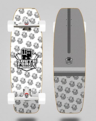 South Force Surfskate Sakari Komplett mit SGI Surf Skate Trucks NF White 31.5 Fat Nose