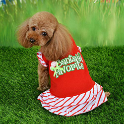 Hidyliu Traje Navideño para Mascotas: Ropa de Poliéster para Mascotas, Perros Y Gatos, Traje de Navidad Suave para Fiestas Navideñas(L) características