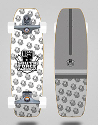 South Force Surfskate mit Glutier T12 Trucks Surf Skate NF White 31.5 Fat Nose en oferta