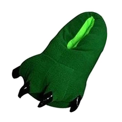 OCHENTA Zapatillas Unisex Animal Fantasía Peluche Pantuflas Patte Cosplay, Verde 2, 35/39 EU en oferta
