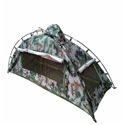 Desconocido Cuchas for Acampar de 1 Persona, configuración fácil, Fibra de Vidrio Oxford, Carpa de Campamento a Prueba de Polvo Plegable al Aire Libre precio