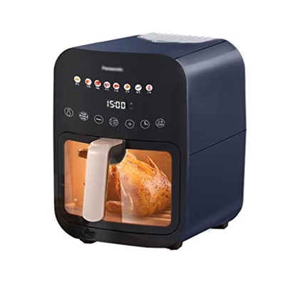 Freidora De Aire Visual Freidora De Aire Casera Freidora Eléctrica Automática Freidora Eléctrica Multifuncional Freidora De Patatas Fritas (Color : Az