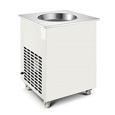 Máquina Comercial para Hacer Rollos De Helado De 1050 W, Máquina para Hacer Bandejas De Hielo De Una Sola Ronda, Máquina para Hacer Rollos De Yogur Fr