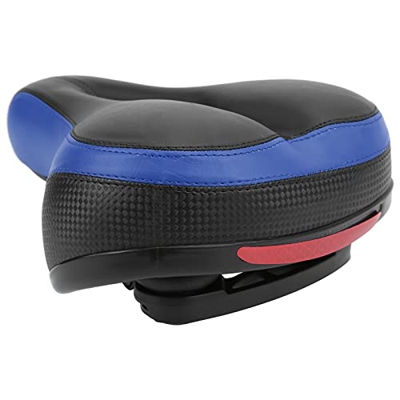 Agatige Cómodo cojín para Asiento de Bicicleta, sillín para Bicicleta, Impermeable, Ancho, Hueco, Transpirable, a Prueba de Golpes, Asiento para Bicic