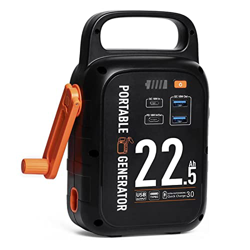 Generador portátil de 22500 mAh, manivela de Mano, Cargador Solar, Banco de energía para teléfono portátil, energía ininterrumpida en Cualquier Moment características