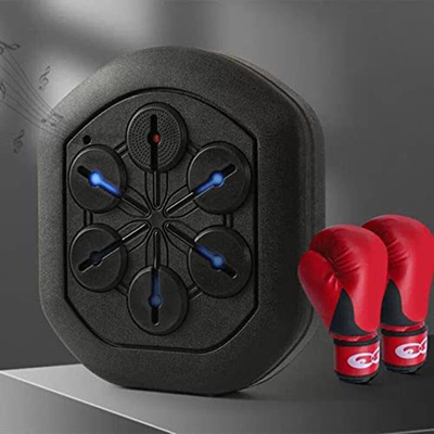 ZUKETANG Equipo De Boxeo, MáQuina De Boxeo Inteligente + Guante De Boxeo, Blanco Musical MúLtiple De Pared De ReaccióN De Boxeo, Golpea El Blanco De A