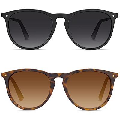 Carfia Gafas de Sol Hombre Mujer UV400 Protección Gafas de Sol Polarizadas