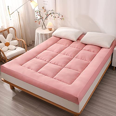 EBFIT Colchón de Suelo, colchón de futón japonés Plegable, colchón Enrollable Tatami Mat, fácil de almacenar y portátil para el Camping (Color : A, Ta