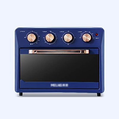 Freidora De Aire 25L Freidora Eléctrica Multifuncional Horno De Pie Freidora Automática Inteligente Freidora Visual (Color : Azul, S : 25L)