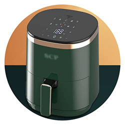 Freidora De Aire para El Hogar Freidora De Aire Sin Aceite Freidora Eléctrica De Gran Capacidad Horno Multifunción Freidora Eléctrica Visible (Color : precio