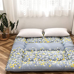 EBFIT Colchón De Piso Japonés, Colchón De Futón Japonés, Colchón De Cama Acolchado Topper, Colchón Plegable De Invitados Almohadilla del Colchón De Pi precio
