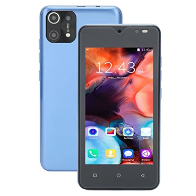 Smartphone, 3G 2500mAh Dual Card Dual Standby Face Unlocking Teléfono Móvil, 4.66 Pulgadas FHD 720x1520 Pantalla de Alta Definición, con 3 Ranuras par