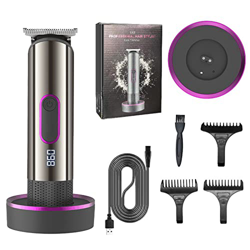 Layhou Maquina Cortar Pelo Profesional, cortadora de cabello inalámbrica, Recargable Rasuradora Cuerpo, kit de peinado y Pantalla LCD por USB para uso en oferta