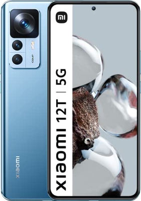 Xiaomi L12U 12T Pro Smartphone, 8 GB RAM + 256 GB UFS, Pantalla AMOLED 120 Hz, Azul Claro