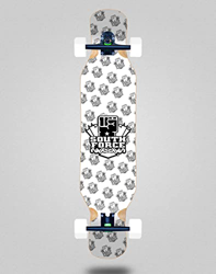 South Force Skate Skateboard Longboard Complete 46 x 10 NF White en oferta