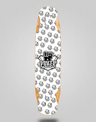South Force Skate Skateboard Longboard Deck Mix Bamboo 38x8.45 NF White en oferta