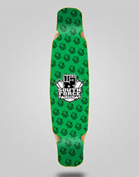 South Force Skate Skateboard Longboard Deck Mix Bamboo 46 x 9 NF Green en oferta