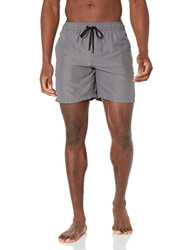 Amazon Essentials Bañador de Secado Rápido de 18 Cm Hombre, Color Carbón, XXL en oferta