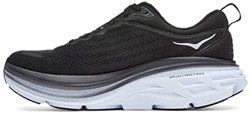 HOKA ONE One Bondi 8, Running Shoes Hombre, Black/White, 47 1/3 EU características