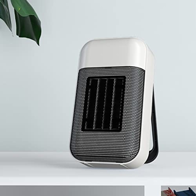 cvjjz Calentador doméstico, Calentador silencioso de bajo Consumo y Ahorro de energía, Calentador pequeño for Interiores (Color : Wei�)