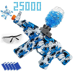 ECOOLOC Pistola eléctrica de gel Blaster MP5, con 55000 gellets biodegradables, no tóxicos, ecológicos, para actividades de patio al aire libre (edade características