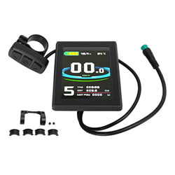BOROCO 24 V, 36 V, 48 V, pantalla a color, medidor, LCD8su, pantalla a color, bicicleta eléctrica, pantalla de modificación, kit con interfaz USB, con precio