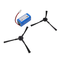 Zerodis 2 Piezas Kit de Accesorios 14.8V 2800MAH Batería de Litio Robot de Limpieza de Pisos Reemplazo Robot Aspirador Cepillo Lateral para A6 A4 A4s  en oferta